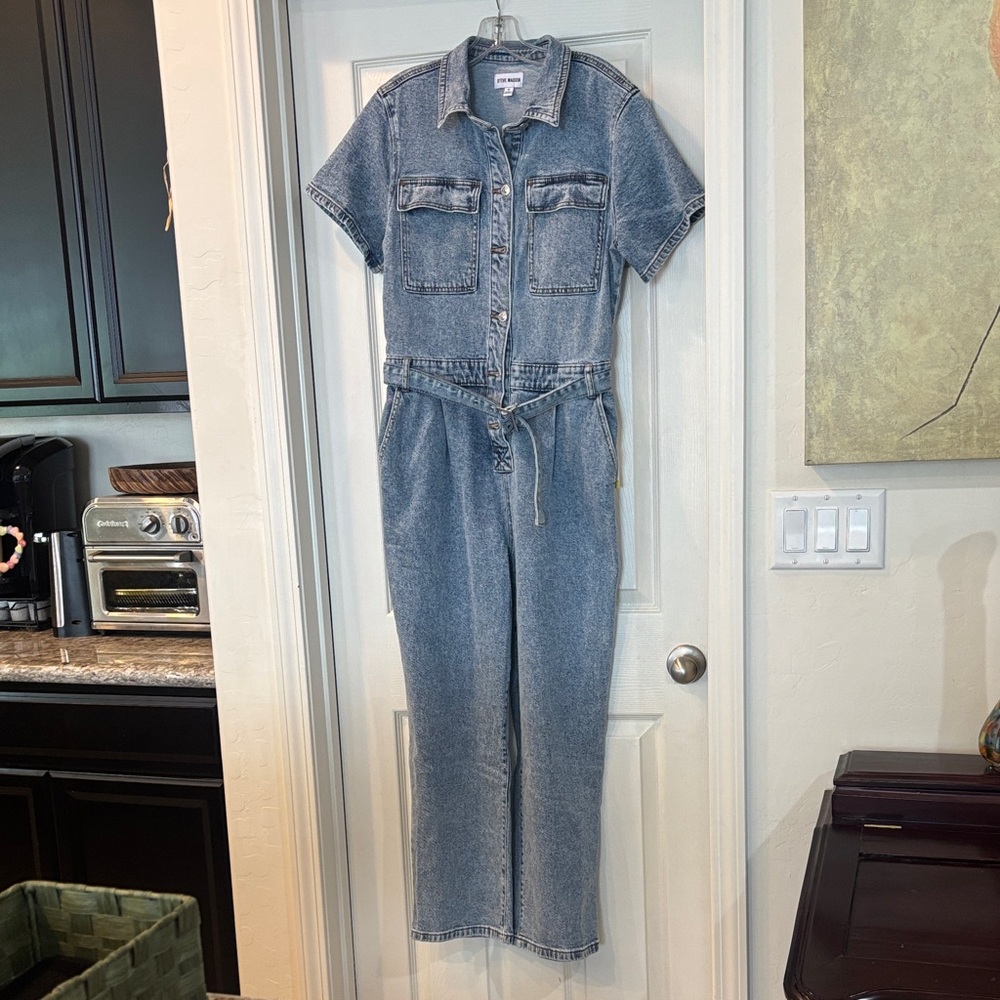 Steve Madden Blue Denim Overalls